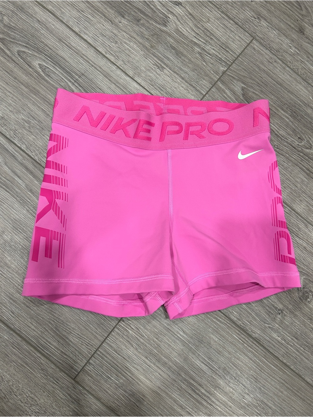 Nike Pro Women's Hot Pink Bike Shorts
